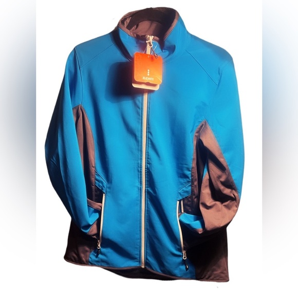 NWT Elevate Sopris lightweight golf outdoor 2 zip pockets long sleeve jacket M - Picture 2 of 4